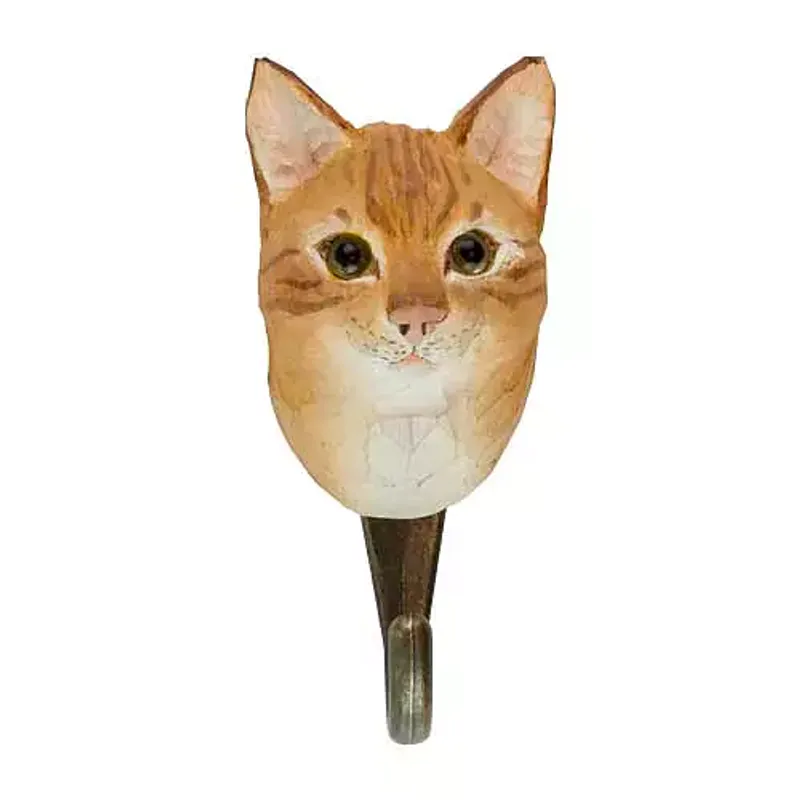 Håndspikket knagg - Katt