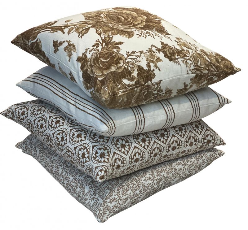 Putetrekk Blockprint Havre