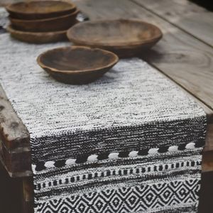 Hovedbilde Vevd L&oslash;per Bomull 40&times;150 Cm Sort