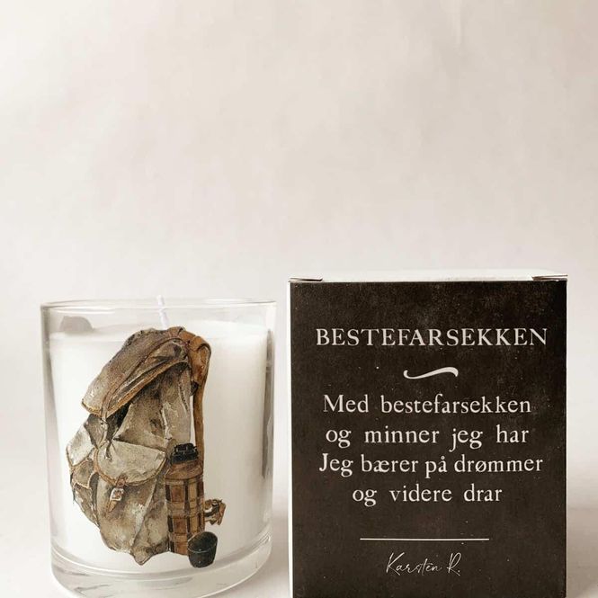 Hovedbilde Duftlys i gaveeske. Bestefarsekken.