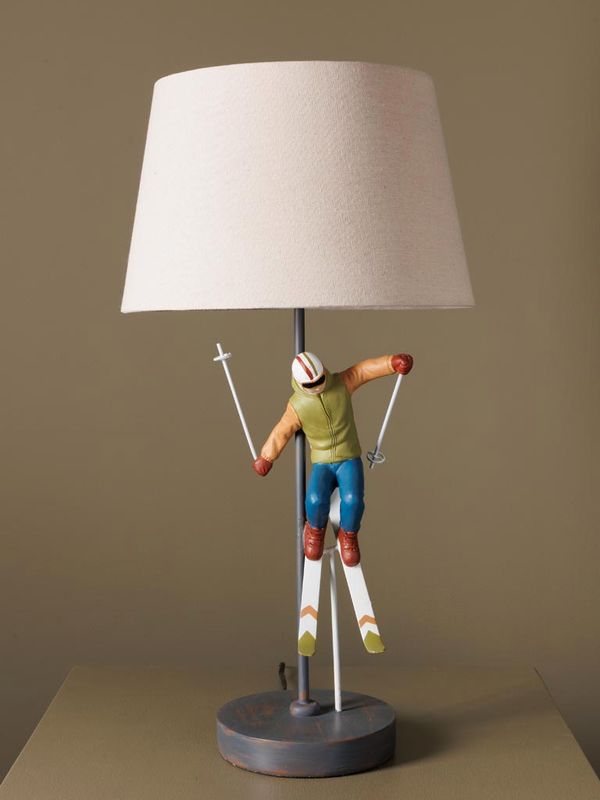 Bordlampe Skihopper