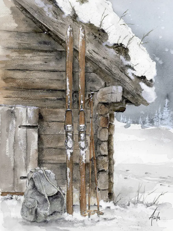 Kunstplakat  “Pausetid” 50x70 NordicWild 