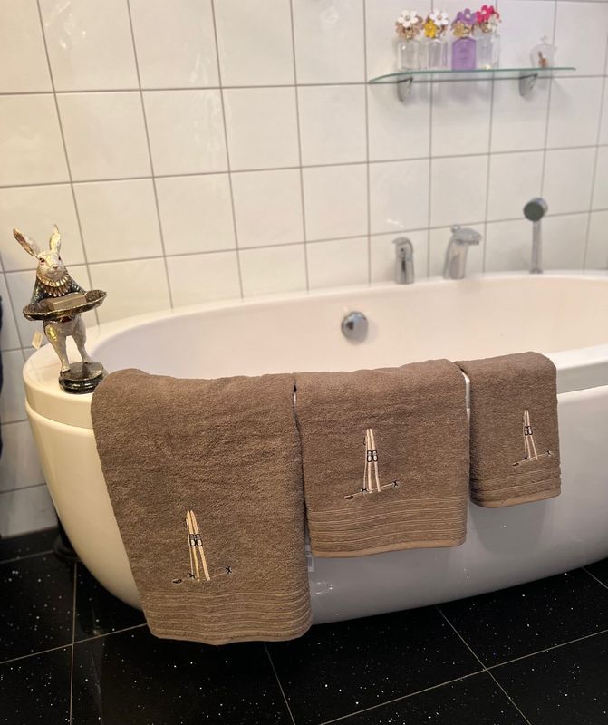Skihåndkle Mocca