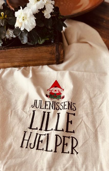 Hovedbilde Kjøkkenhåndkle - Julenissens Lille Hjelper