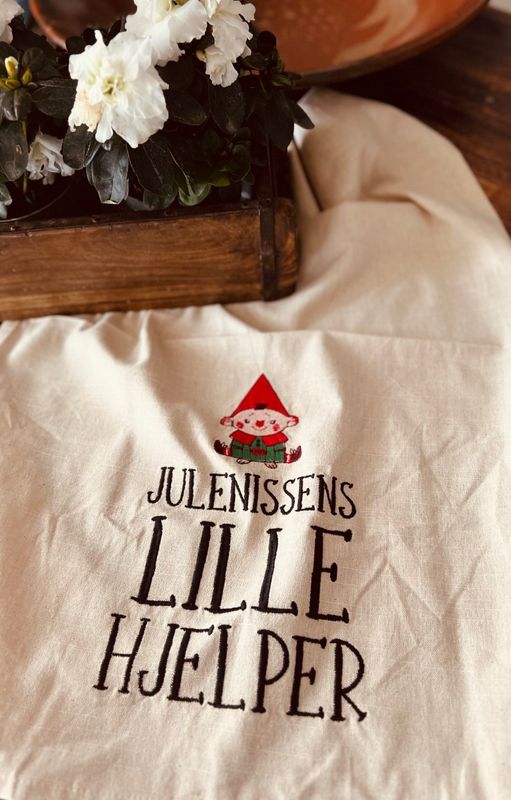 Kjøkkenhåndkle - Julenissens Lille Hjelper