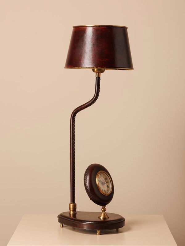 Skinnlampe med klokke