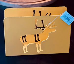 Hovedbilde Serviettholder Elg gul 