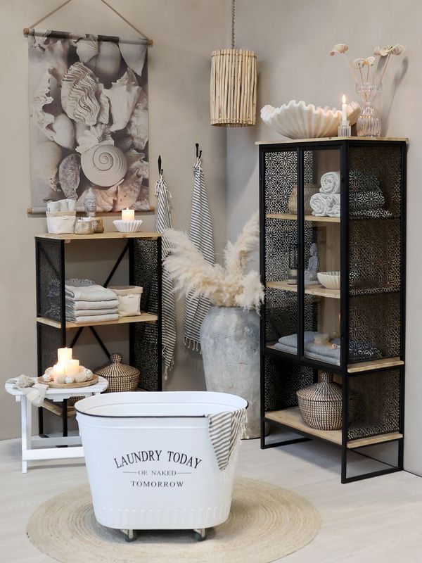 Skittentøyskurv med hjul