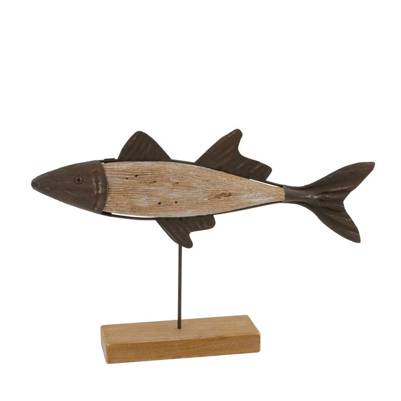 Drivømmer fisk på fot - 33,5x22 cm